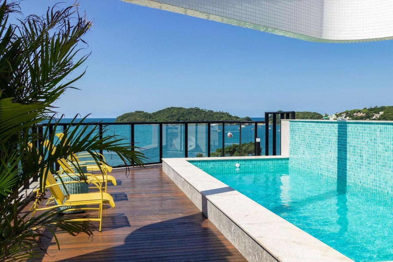 Aion Suites 303 - Lindo Apartamento Com Vista Para O Mar, A 60M Da Praia De Bombinhas, Com Piscina E Academia No Rooftop. Экстерьер фото